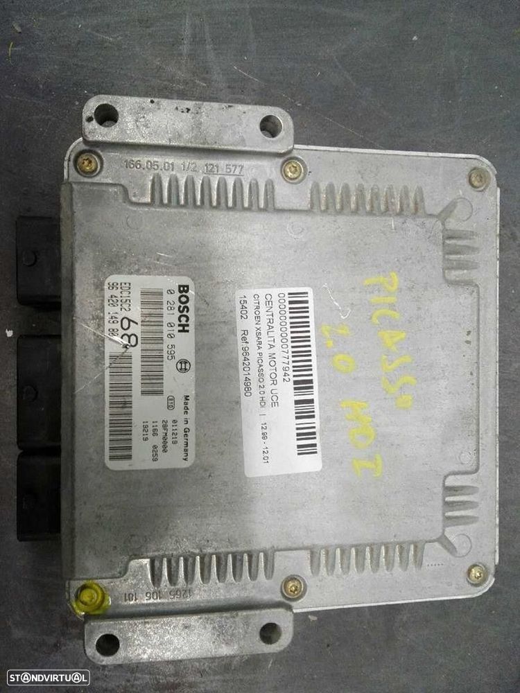 CENTRALINA MOTOR UCE CITROEN XSARA PICASSO 2002 -9642014980 - 1