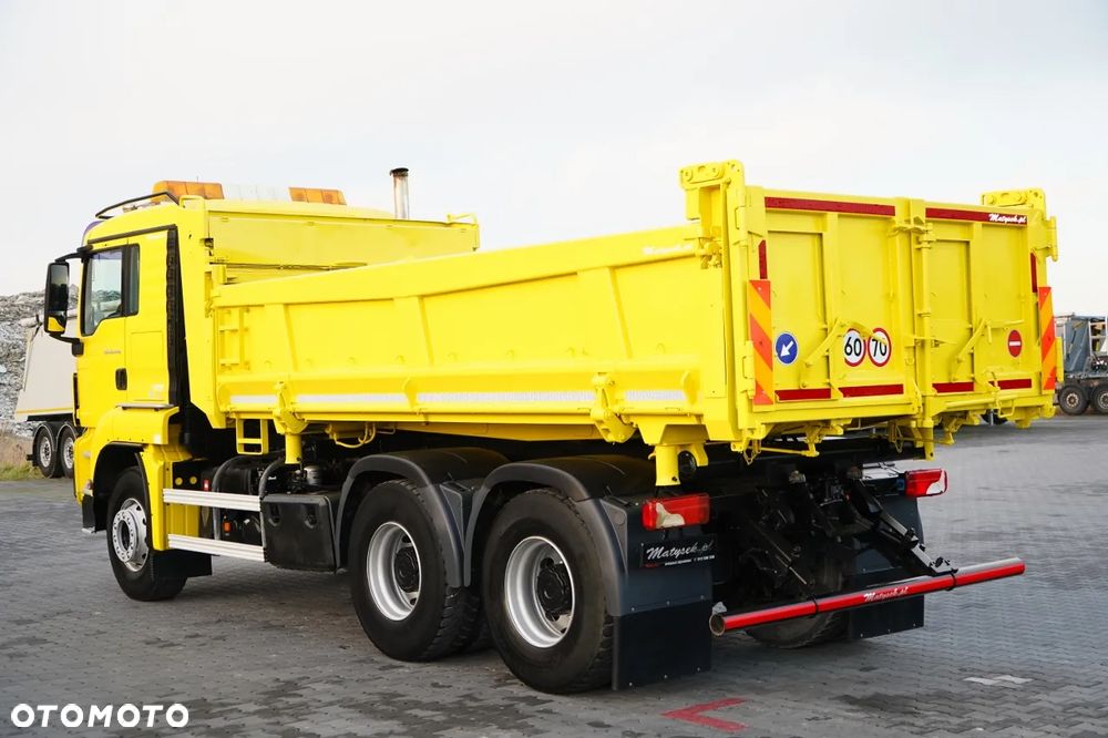 MAN TGS 26.440 / 6X4 / 2 STRONNA WYWROTKA / HYDROBURTA / AUTOMAT / KABINA SYPIALNA - 8