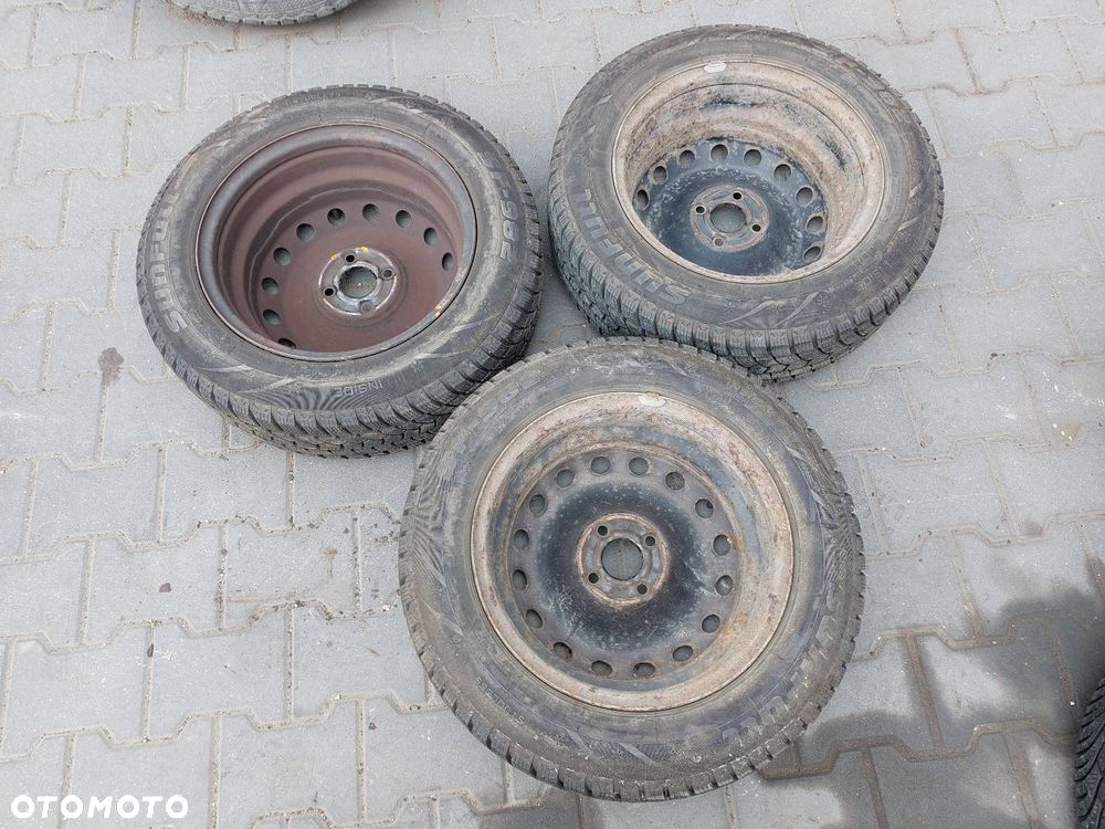 FELGI STALOWE 3 SZT 4x100 6Jx15 ET43 FI56,6 FIAT GRANDE PUNTO CORSA D - 10