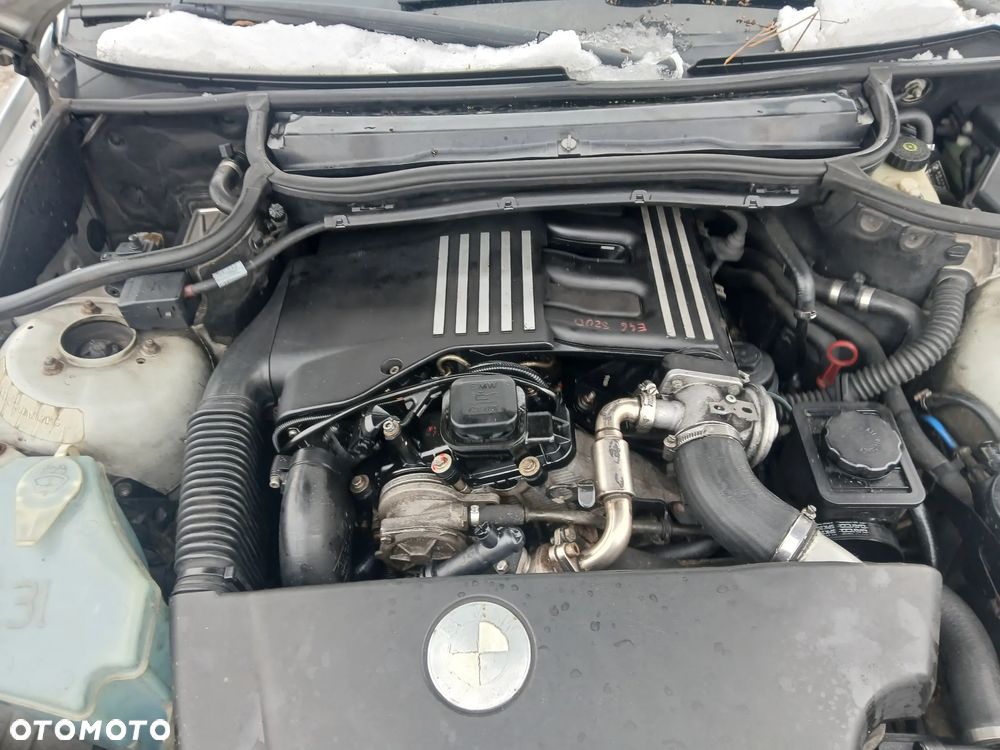 bmw e46 silnik 2.0D M47D20 skrzynia sanki belka przód tył wahacz zacisk zwrotnica - 2