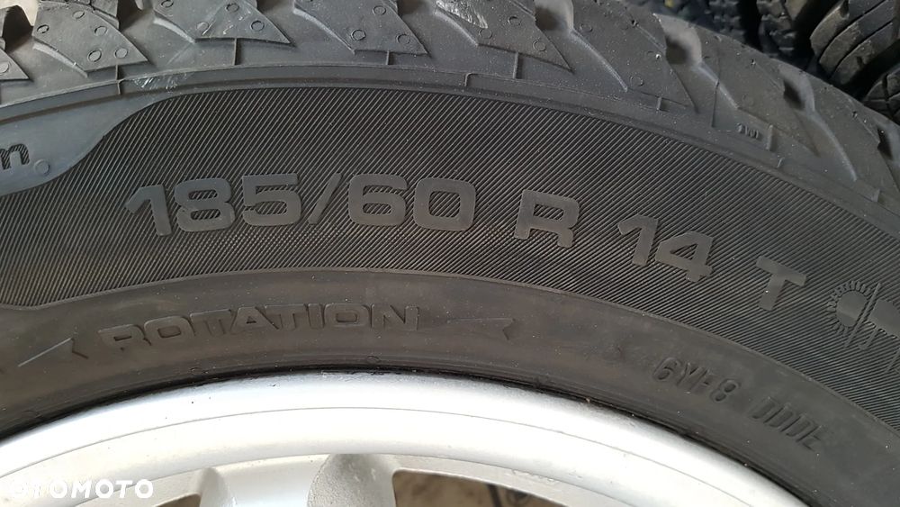 KOŁA CAŁOROCZNE TOYOTA HYUNDAI KIA SUZUKI 4X100 5.5JX14 ET45 185/60R14 - 6