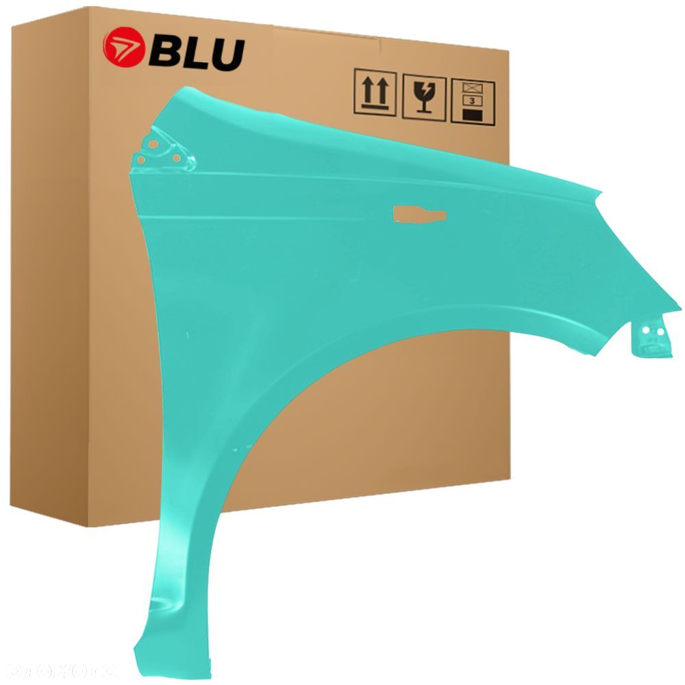 BLU Błotnik TOYOTA YARIS I 1 XP10 764 prawy zielony 1999-2006 przód LightAquaMetallic - 1