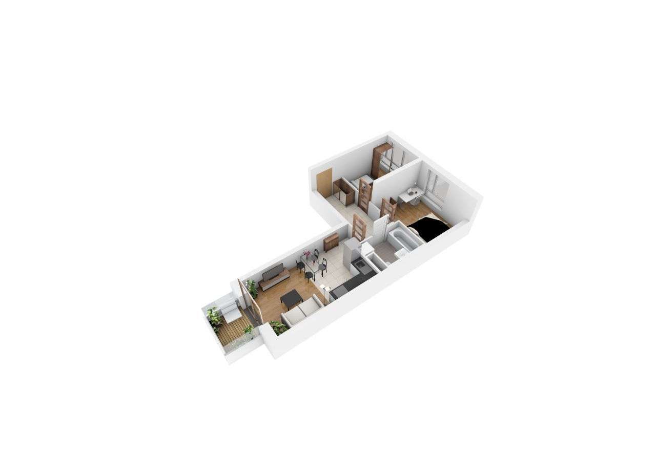 Promocja!!! Gotowe mieszkanie do przekazania 49 m2, 3 pokoje z aneksem - Pełny obrazek: 2/28