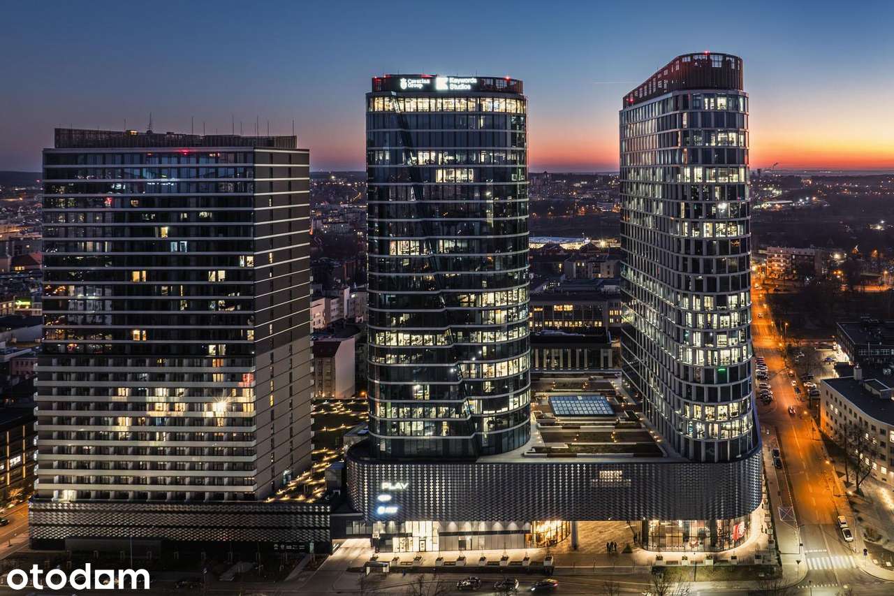 Apartament 25. piętro | Widok na panoramę Katowic | Global Office Park