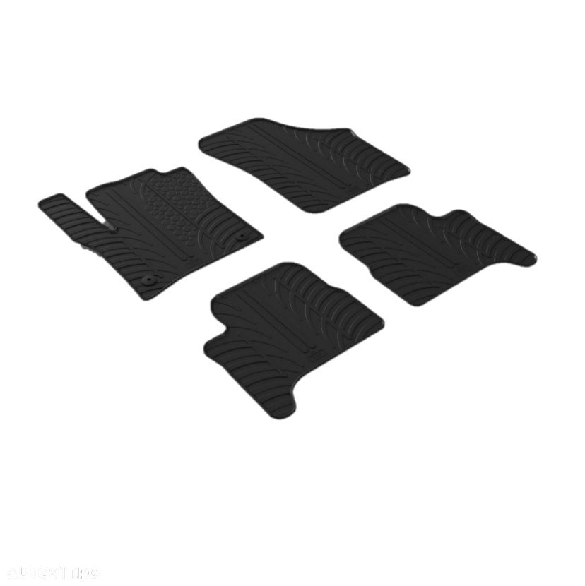 Set covorase auto din cauciuc pentru Seat Mii Electric HB 09.2019->; Skoda Citigo e 4 HB 09.2019->; Vw e-Up HB 09.2019->, Gledring, 4 buc. - 1