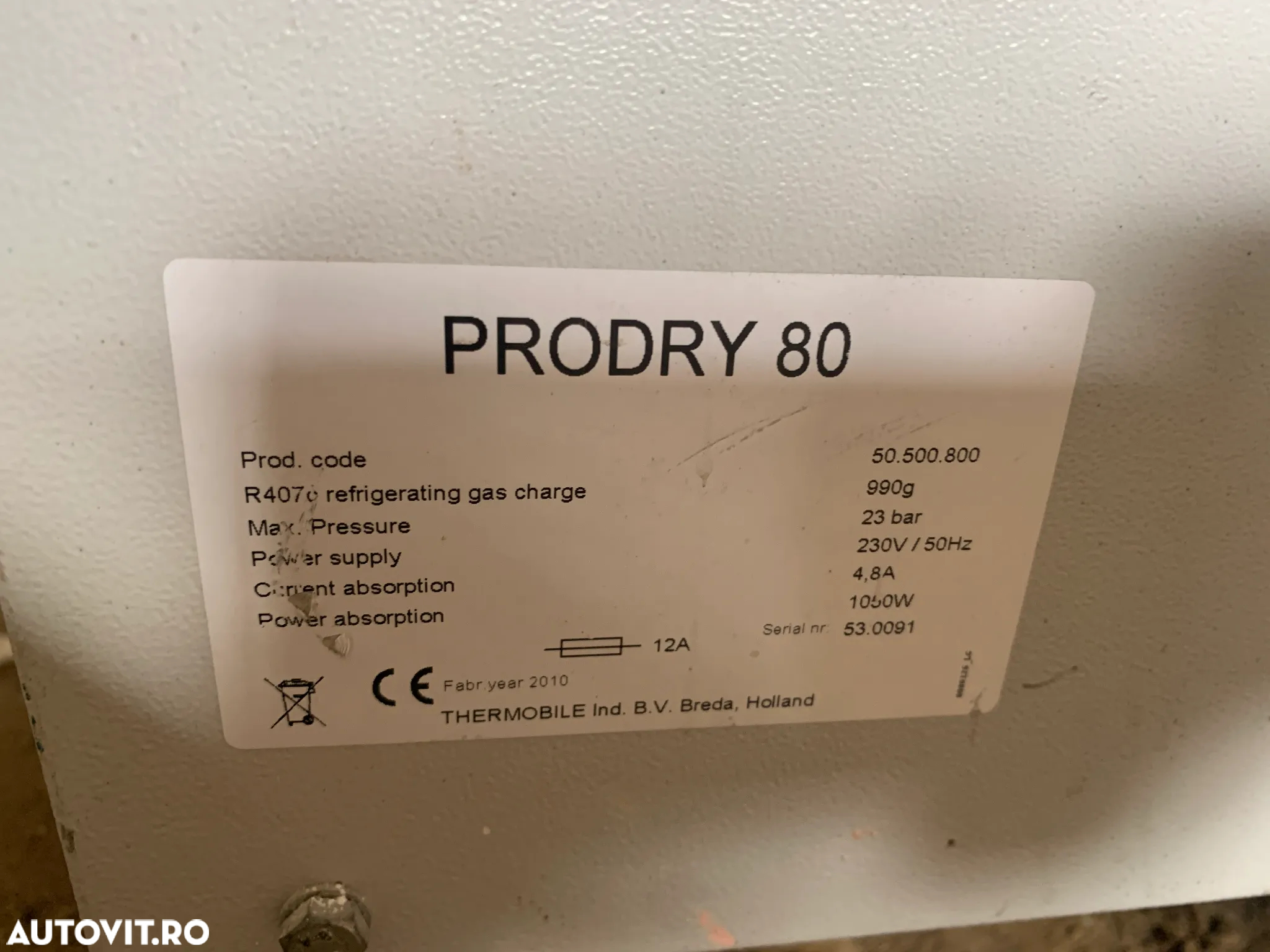 dezumidificator industreial ProDry 80 - 5