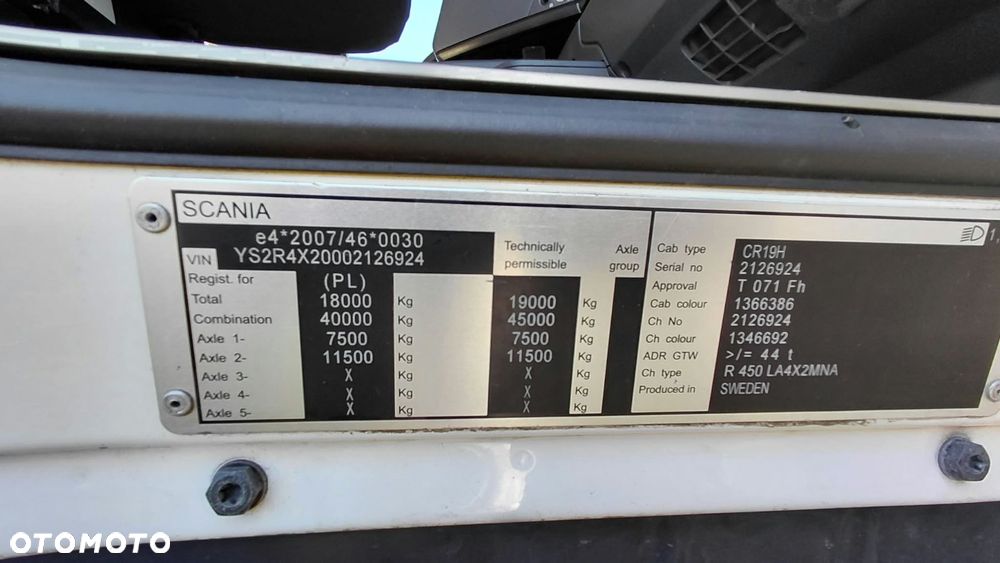 Scania R 450 AUTOMAT RETARDER ZAMIANA - 12