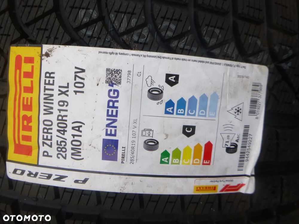 NOWA OPONA ZIMOWA PIRELLI P ZERO WINTER m01a 285/40 R19 107v - 2
