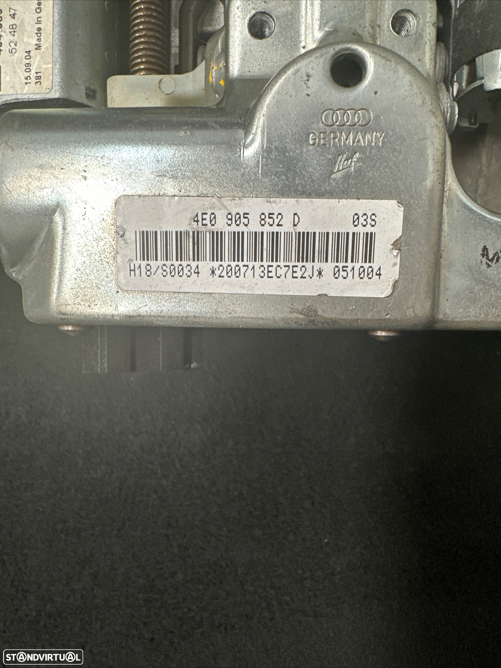 Original Audi A8 D3 4E0 2003+  Elétrico  coluna de direção coluna de volante - 2