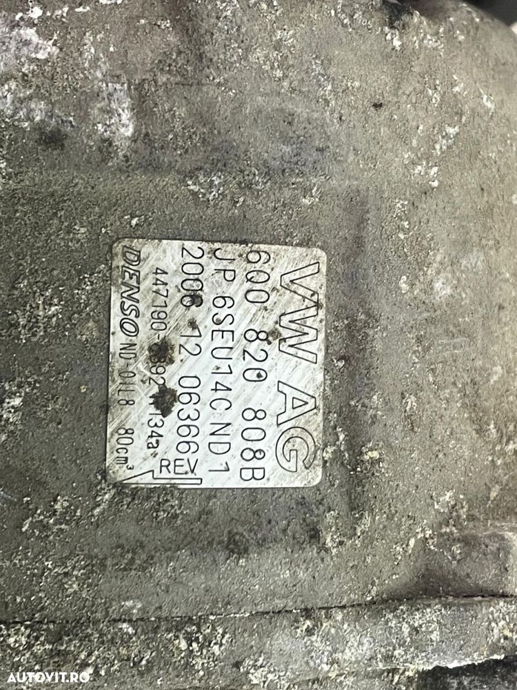 Compresor clima AC 6Q0820808B  1.4 tdi BMN Skoda Fabia 6Y [1999 - 200 - 2