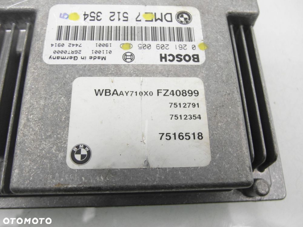 STEROWNIK BMW E46 318 i - N42 B20 A 7512354 0261209005 - 4