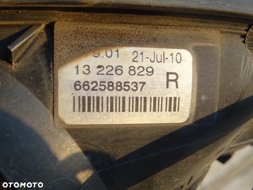 OPEL INSIGNIA A HALOGEN PRAWY KRATKA ZAŚLEPKA LISTWA CHROM - 4