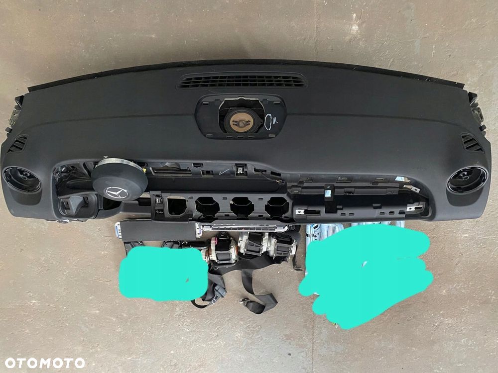 konsola airbag pasy mercedes glb guma - 2