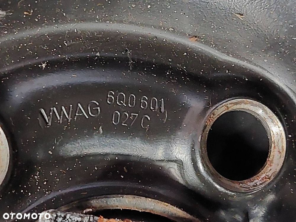 ORGANIZER WKŁAD BAGAŻNIKA + ZAPAS 5x100 5Jx14 165/70R14 SKODA 6Q0601027C - 12