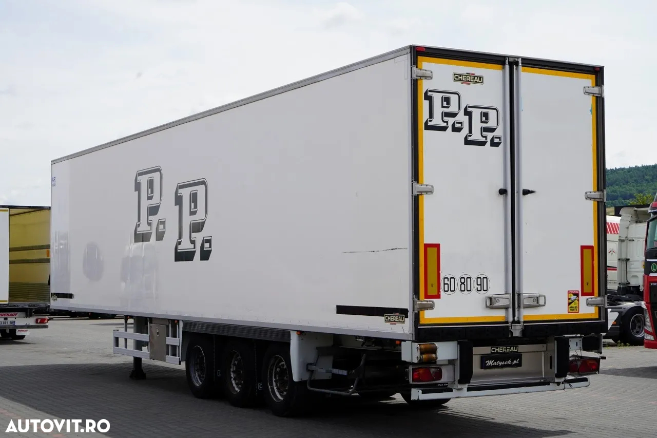 Chereau REFRIGERAT / VECTOR TRANSPORT 1950MT / DOPPELSTOCK / MULTITEMPERATURĂ / 2 AXE RIDICABILE / SAF / IMPORTAT - 6
