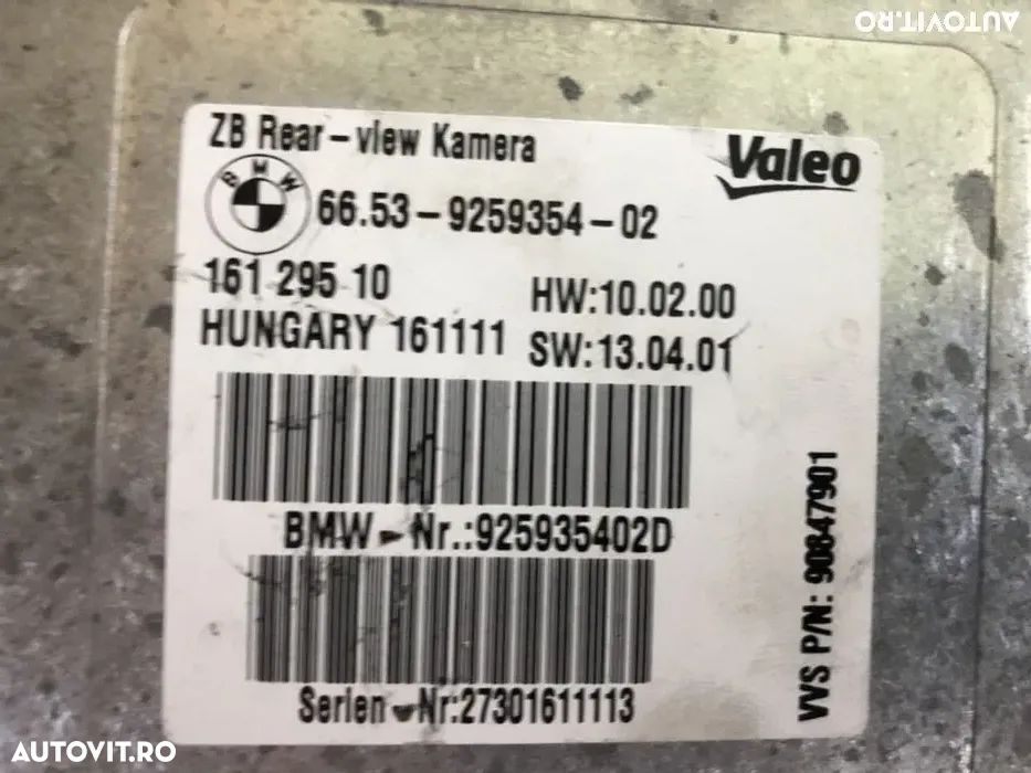 Kit complet pentru montaj camera marșarier bmw F10 F11 F30 F01 F15 F31 toate piesele sunt originale bmw - 3