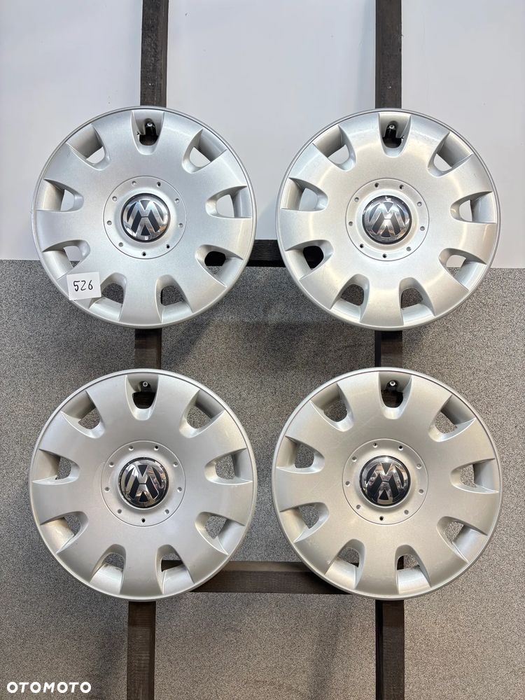 4 Kołpaki Volkswagen Caddy, Touran, Golf 5,6  15", Nr 1T0 601 147 - 1