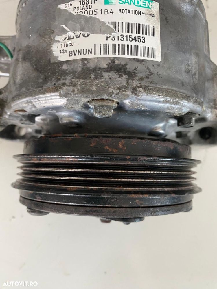 Compresor de clima Volvo S60 V60 S80 V70 XC60 XC70  31315453  36050841 - 4