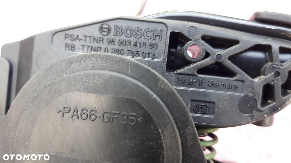 Pedał  GAZU POTENCJOMETR Peugeot Citroen 9650341880 0280755013