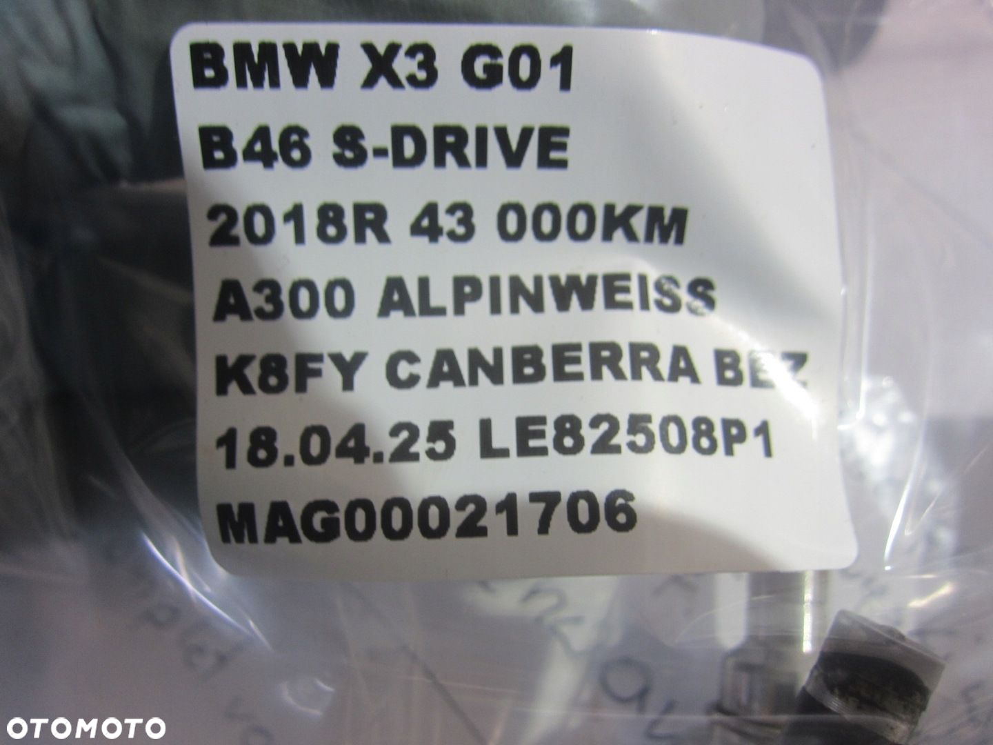 BMW X1 F48 F20 F30 G30 G01 WTRYSK WTRYSKIWACZ PALIWA B46 2.0 13538625396 - 9