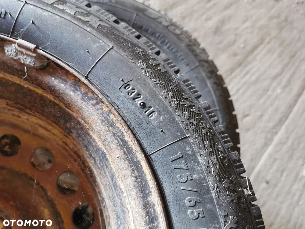 KOŁA OPONY ZIMOWE 175/65 R14 OPEL ET49 6.5J 4X100 - 10
