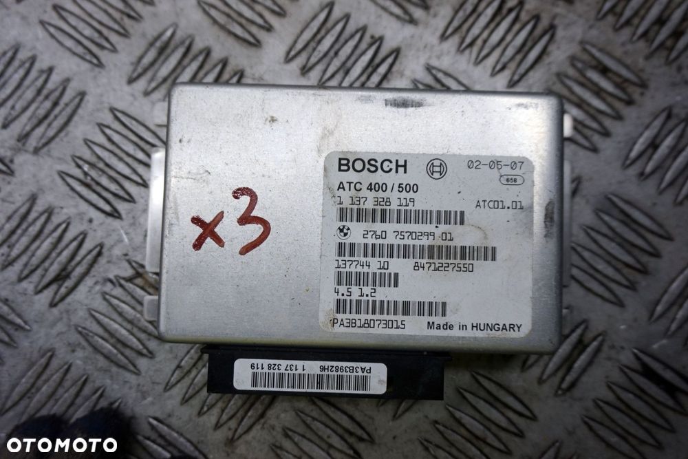 STEROWNIK SKRZYNI BIEGÓW X3 E83 I LIFT 3.0 D 7570299 1137328119 BMW 2006-2010 - 1