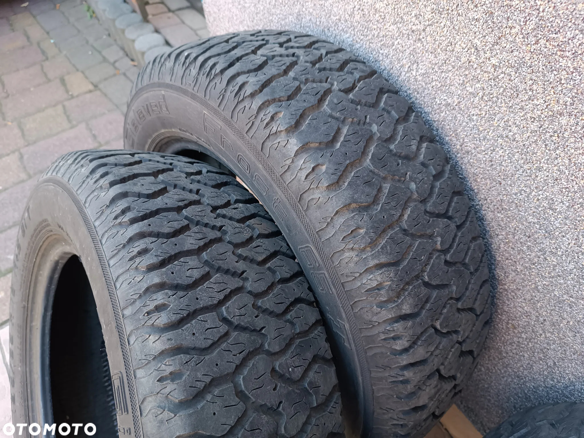 Komplet (4 sztuki) opony używane 15" Gislaved Frost 65T 195/65/15 195/65r15 , terenowe ? - 8