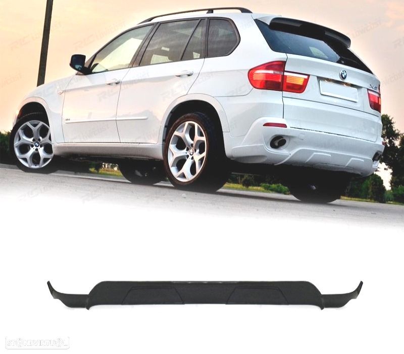 LIP SPOILER FRONTAL + DIFUSOR SPOILER TRASEIRO BMW X5 E70 06-10 - 3