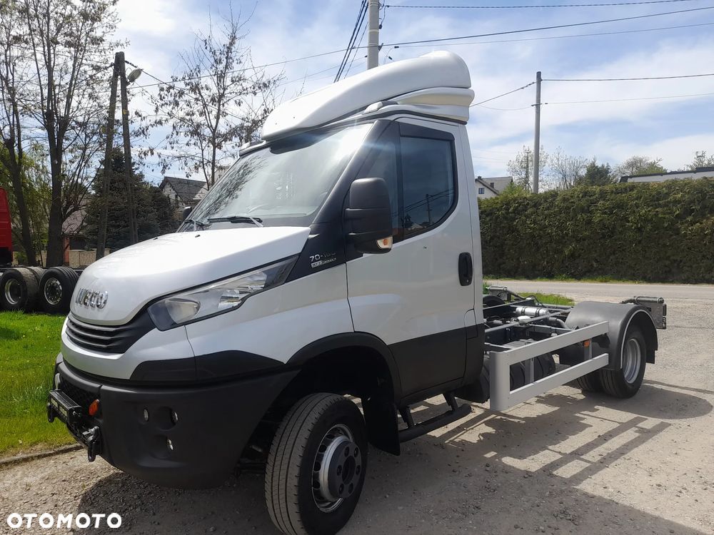 Iveco DAILY 4x4!!!! 180 koni 70s18 70c18 dmc BLOKADY MOSTÓW// REDUKTOR// Himatic - automat // RAMA do zabudowy, WYWROTKA,kiper Dzwig HDS, Śmieciarka, Hakowice, Asenizacyjny, KAMPER Off road, podnośnik koszowy... JEDYNY W POLSCE!! - 4