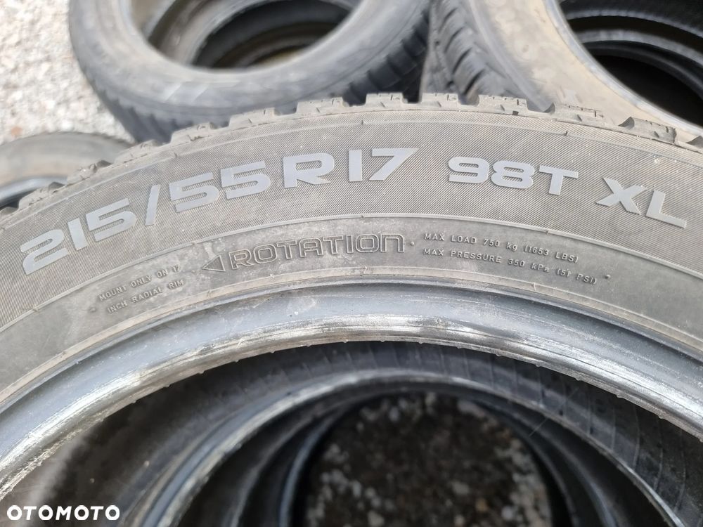 Opony zimowe NOKIAN 215/55R17 98T HAKKAPELITTA 8 (4szt.) (2x6,0 2x7,0) (DOT: 4x3120) Z427 - 4