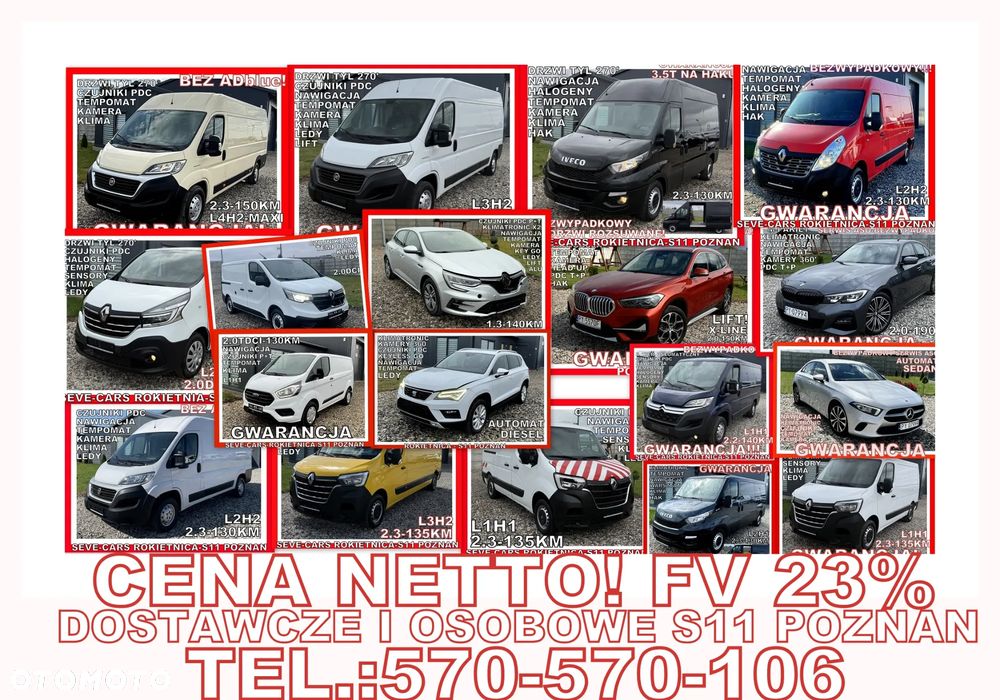 Renault MASTER L2H2 klima, navi, tempomat czujniki pdc - 25