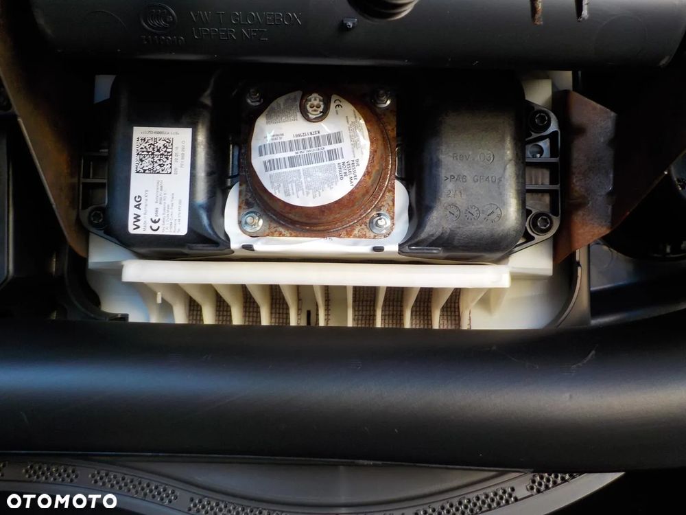 VW T6 DESKA PODUSZKI PASY AIRBAG PRAWY KIEROWCY MODUŁ TAŚMA KOMPLET - 7