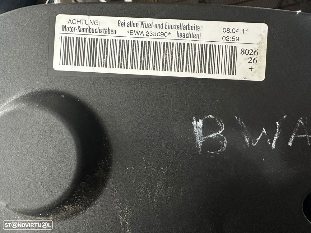 .Motor Completo BWA VW Volkswagen Audi Seat Skoda 2.0 TFSI 200CVs VAG - 9