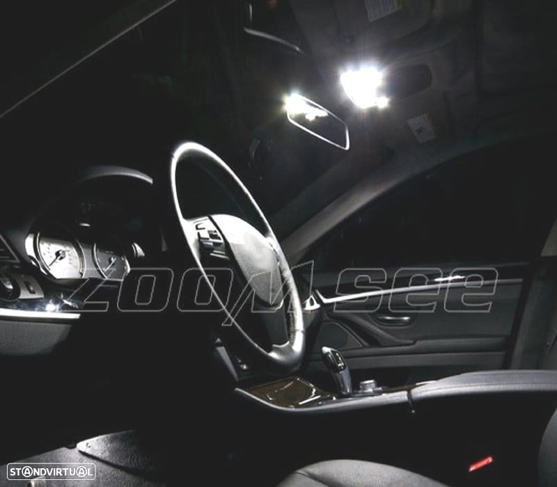 KIT COMPLETO DE 20 LAMPADAS LED INTERIOR BMW SERIE 5 F10 520I 528I 530I 535I 550I M5 11-16 - 2