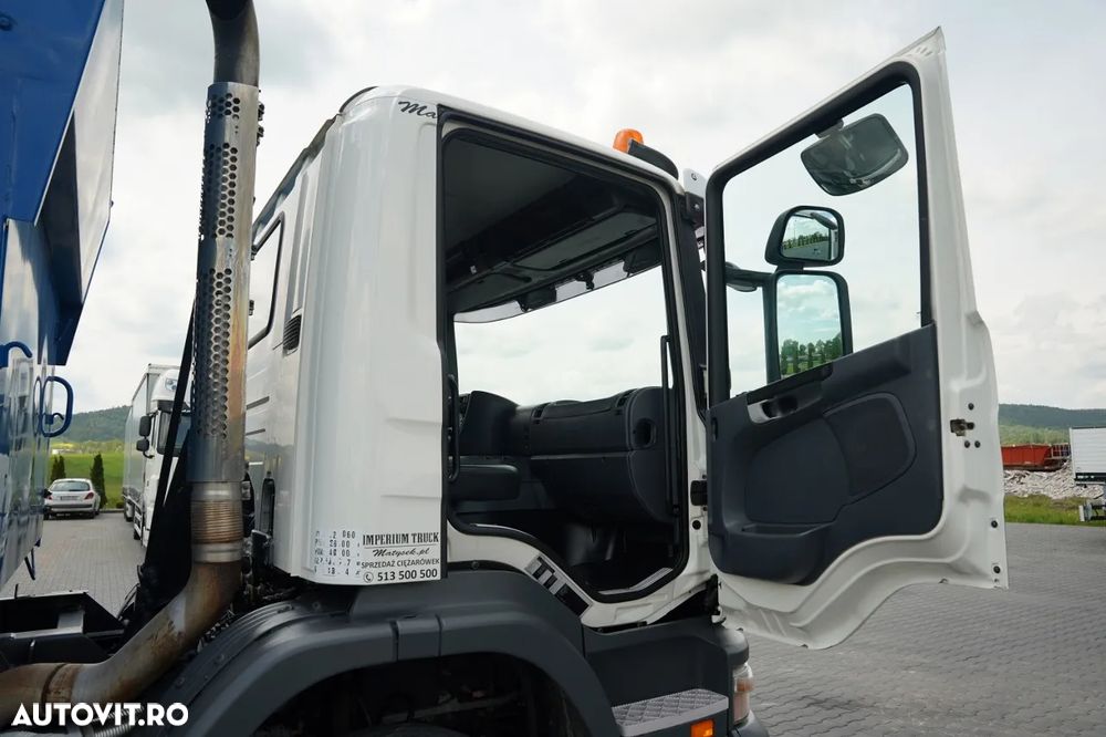 Scania P 380 / 6x4 / WYWROTKA DWU-STRONNA / HYDROBURTA / BOARDMATIC / MANUAL / - 37