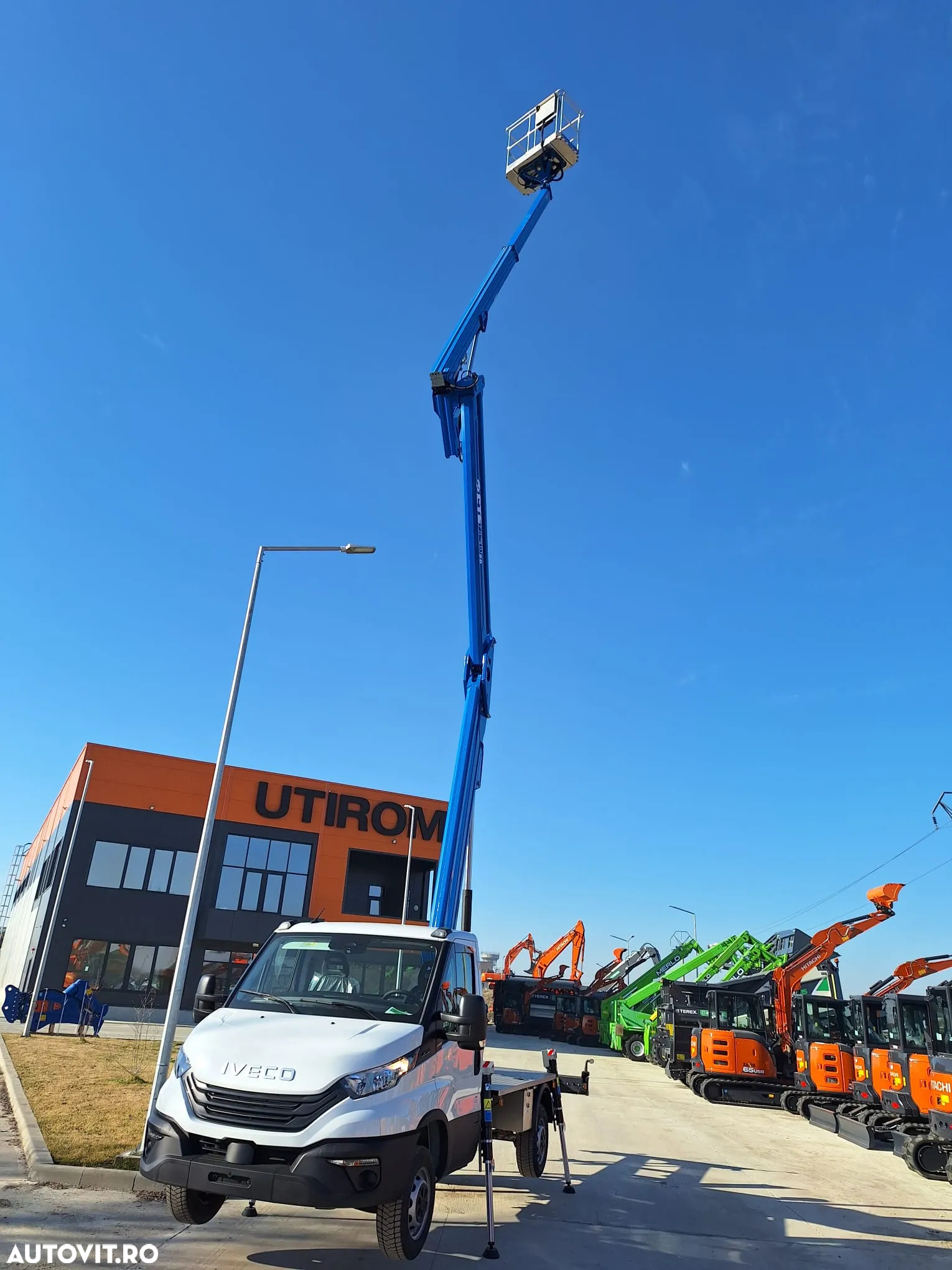 Iveco NACELA la 20m, marca CTE din Italia pe sasiu 3.490kg IVECO DAILY 140CP, ridica 250kg la 20m, garantie, posibilitate leasing-PROMOTIE 81900 EUR+Tva - 23