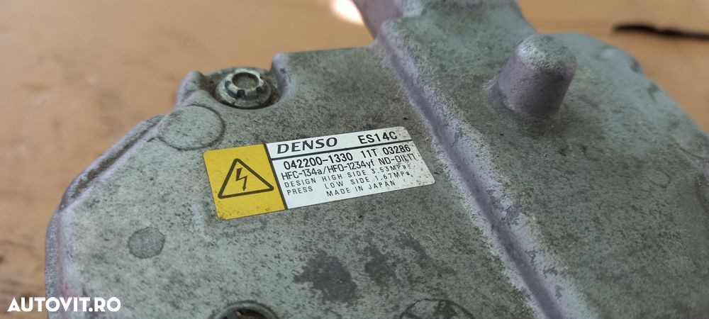 Compresor de clima Toyota Prius 1.8 benzina Hybrid 2012-2018 - 4