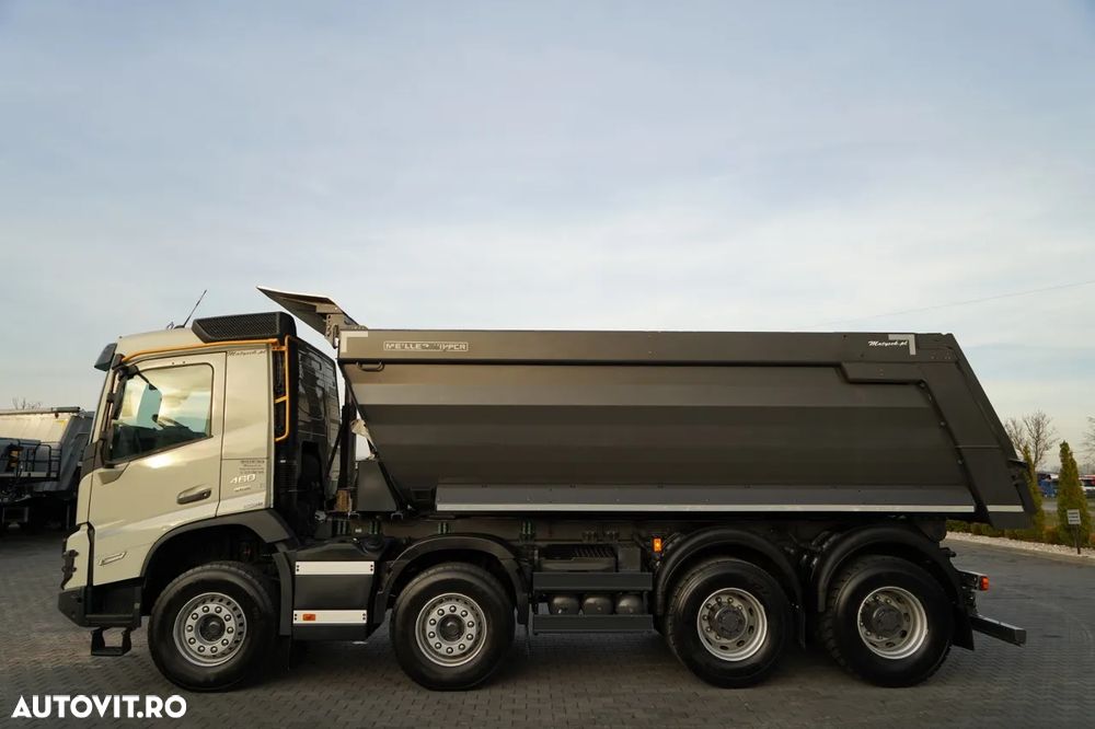 Volvo FMX 460 / 8x4 / BASCULATOR SPATE / MEILLER KIPPER / EURO 6 / - 8