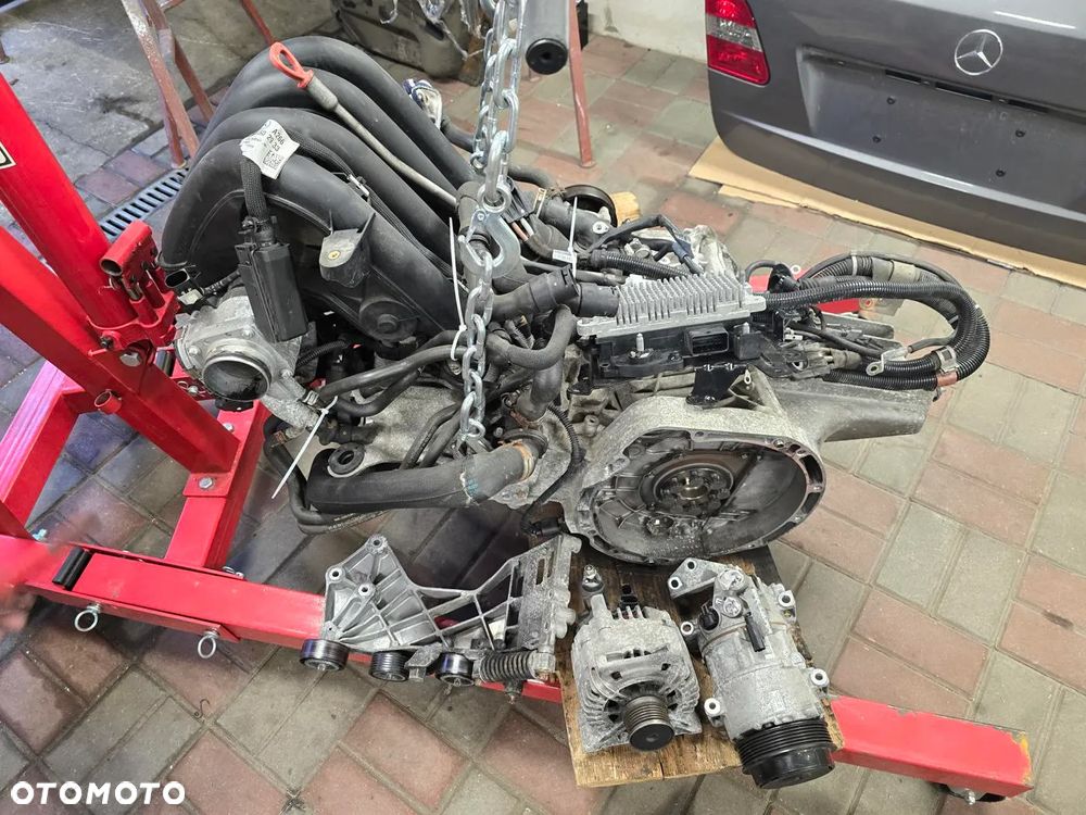 SPRZEDAM SILNIK A B W245 W169 LIFT 2009 ROKSILNIK 170 180 BENZYNA START STOP KOMPLETNY 266.940 MAŁY PRZEBIEG 2603091057 - 1