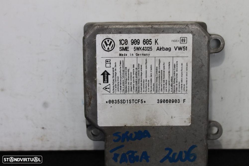 Centralina de Airbag Skoda Fabia de 2006 - 2