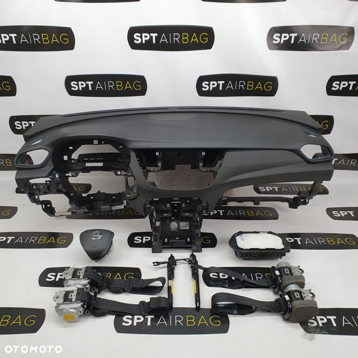 OPEL GRANDLAND DESKA ROZDZIELCZA KONSOLA KOKPIT PULPIT PODUSZKI AIRBAG AIR BAG PASY KIT SET - 1