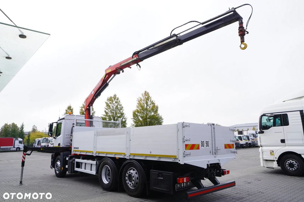 Mercedes-Benz Antos 2540 / Burtowy 15 EPAL / HDS Fassi F165 / 6.1 t / Zasięg 8 m / pilot / rotator / 1600 MTH / oś skrętna - 7