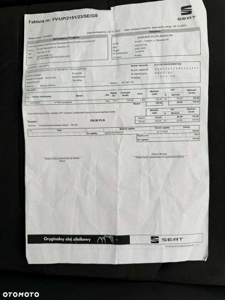 Seat Ateca 2.0 TSI FR S&S 4Drive DSG - 35
