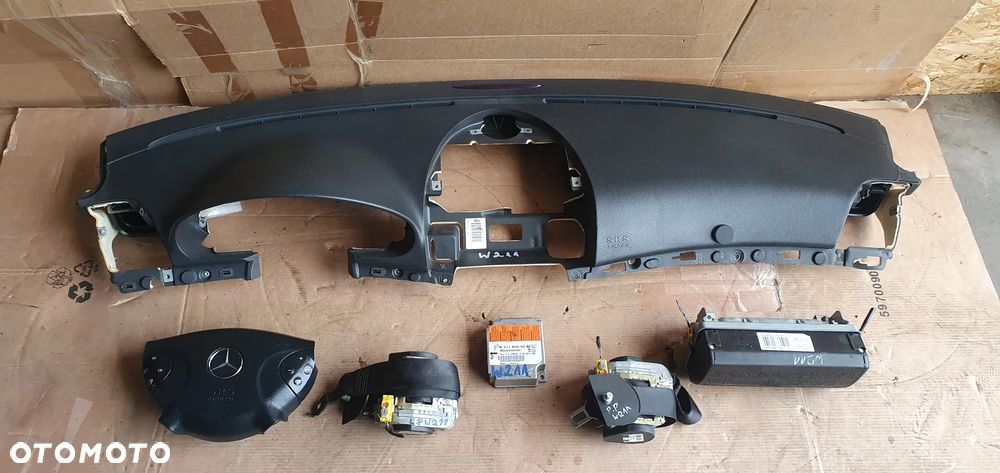 Konsola AIRBAG pasy poduszki sensor Mercedes E-Klasa W211 - 12