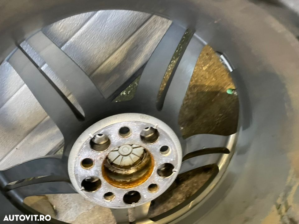 jante roti bmw M5 E60 M6 e63 e64 originale M power nu M pachet R19 2 lățimi fără defecte tehnice sau Reparatii 8/5 fata 9/5 J spatele Style 167 5x120 - 19