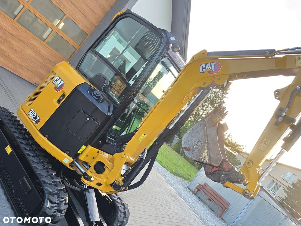 Caterpillar CAT 302.7 CR mini koparka szybkozłącze 3 łyżki piękna serwisowana 1 wł JCB sprowadzona w oryginale - 11