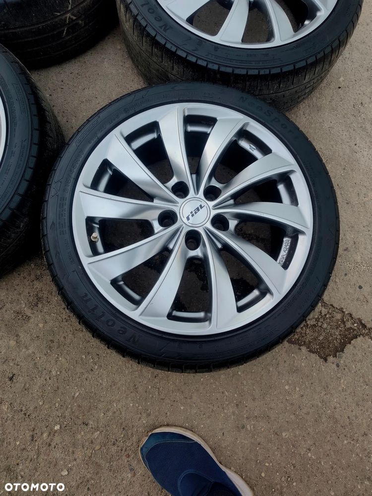 5x112 Felgi Aluminiowe Alufelgi 17 Koła Letnie lato AUDI A4 B5 B6 B7 A6 C5 C6 SEAT EXEO VW PASSAT B5 B6 B7 SKODA SUPERB MERCEDES 5mm Legnica ALU-RAD 215/45 21r. - 5