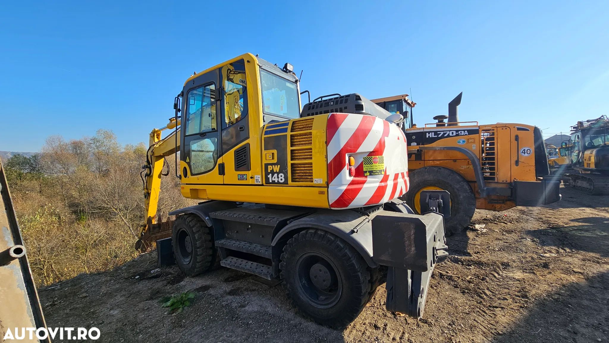 Komatsu PW 148 Excavator pe roți - 1