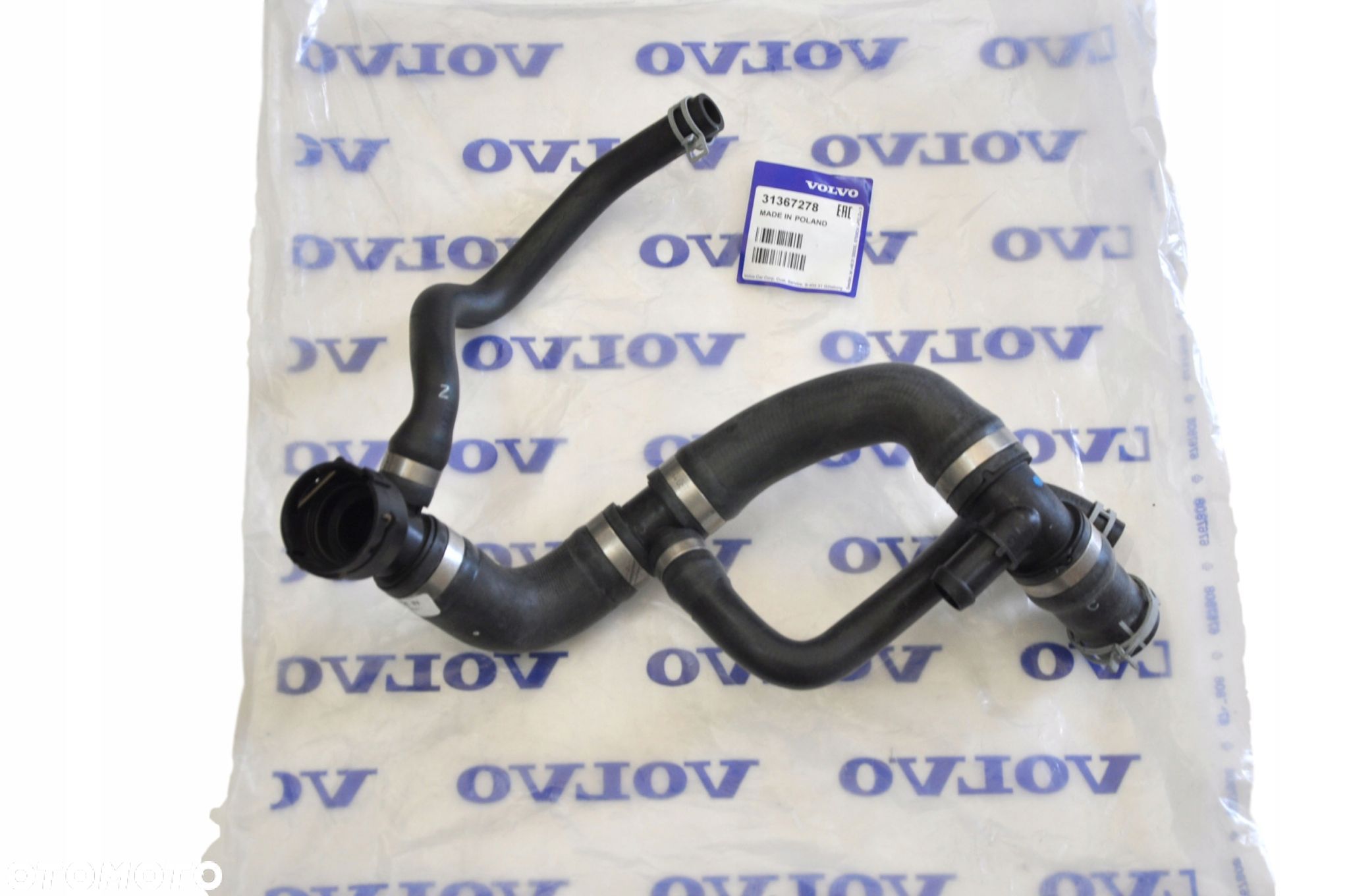 VOLVO S80 lewy waz przewod chlodnicy wody 2,0D OE 31367278 - 1