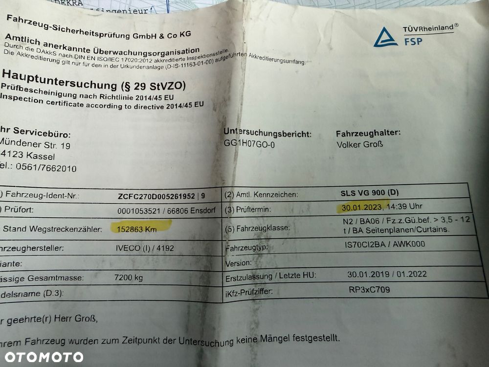 Iveco Daily 70c18 3.0 Diesel 180KM Automat HI-MATIC Klima Tempomat  Grzany Fotel Plandeka Winda - 40